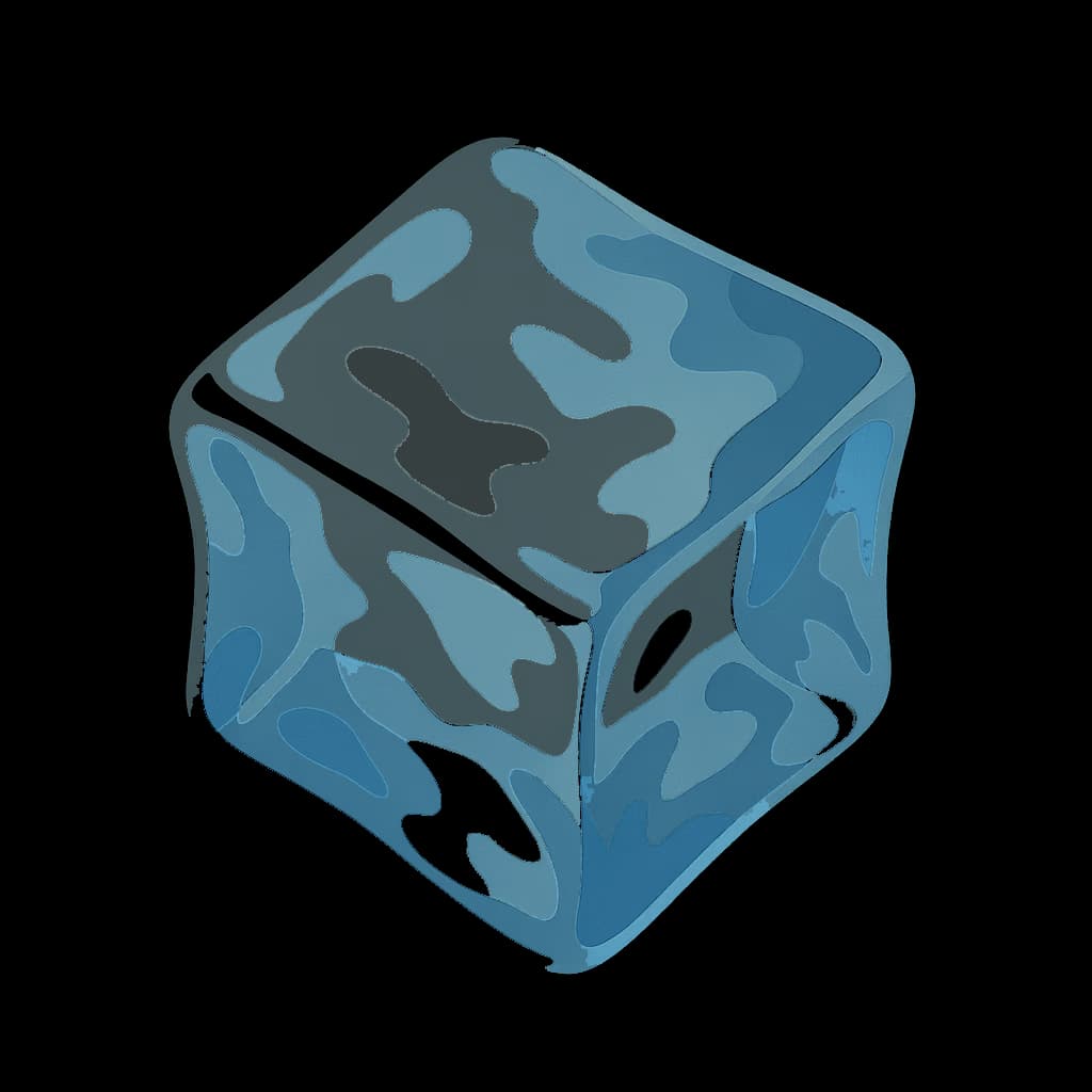 Ice garnish